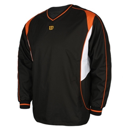 [WILSON] 윌슨 야구홀릭 야구의류 야구복 야구용품 W11WB02 BK 윌슨 2012년형 윈드브레이커 바람막이 블랙