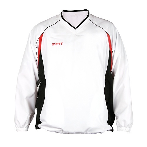 [ZETT] 제트 야구홀릭 야구의류 야구복 야구용품 BOVK351 제트 긴팔 바람막이 백색