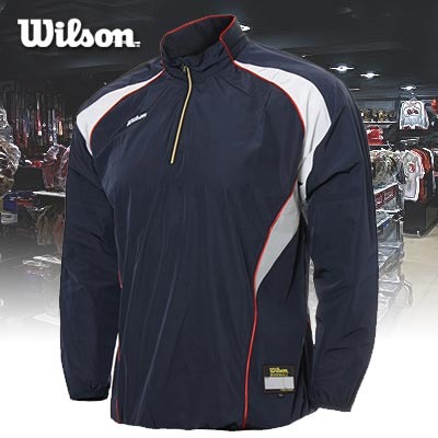 [WILSON] W13WB02 윌슨 2013년형 윈드셔츠 바람막이 네이비 야구의류 땀복의류 바람막이 야구홀릭 야구용품