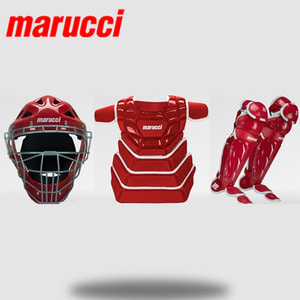 『사은품팍팍!』 마루치 MARK 1 포수장비 셋트 레드  포수장비세트 야구장비 야구용품
