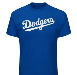 MLB LA다저스 마제스틱 티셔츠 H39907 블루