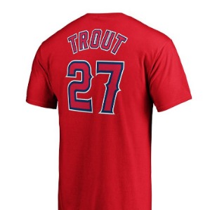 MLB la에인절스 트라웃 마제스틱 티셔츠 H39907