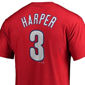 MLB 필라델피아 브라이스 하퍼  마제스틱 티셔츠 H39908