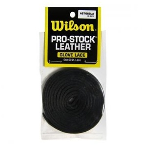 [WILSON]야구 글러브 야구용품  A6766BLA Pro Stock Leather Glove Lace 윌슨 프로스톡 글러브 끈 블랙