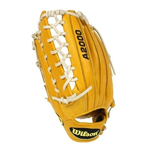[WILSON] 윌슨 야구 글러브 야구홀릭 야구용품 외야수용 A2000 KP92 (스페셜오더, 노랑)