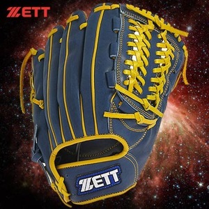   [ZETT] BPGK-500 오가웹 제트글러브 올라운드용 곤색/노랑 12인치 야구 글러브 투수 올라운드용 야구홀릭 야구용품