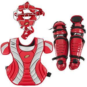 《가방증정 이벤트》SSK 사사키 2013년 포수 야구 장비세트(RED/SILVER) 야구용품