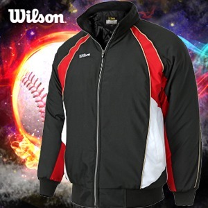『단체추천』[WILSON] WSA001 동계점퍼 검정 야구 점퍼 잠바 야구의류