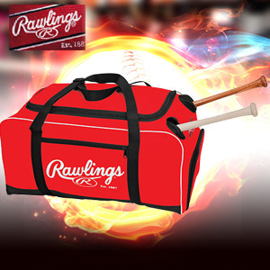 『,배트2자루수납』 [Rawlings] 롤링스 야구가방 커버트 배트수납용 개인장비가방 레드