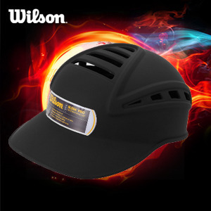포수헬멧 [WILSON] WTA3123BL 무광 스컬캡 포수헬멧(검정)