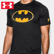 배트맨 베트맨 언더아머 티셔츠 로고 언더아머티 야구의류 9120221 블랙 underarmour 야구티셔츠