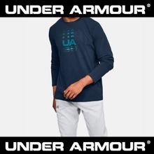 [언더아머] UA 로고 그래픽 긴팔 반팔 티셔츠 H39884 네이비