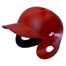 SSK 초경량 타자헬멧[양귀] 무광 RED