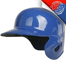 엑스필더 초경량 유광 외귀 MLB 스타일 야구헬멧 블루