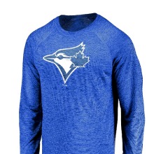 MLB 아이코닉 스트라이티드 컬러 긴팔 티셔츠 (토론토 블루 제이스)