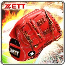 야구홀릭[ZETT] 2012년형 제트 야구글러브 투수 올라운드 글러브 ZETT GRANSTATUS BPGT-6801 (빨강) / (투수철판웹)12&quot;