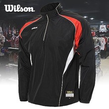 [WILSON] W13WB02 윌슨 2013년형 윈드셔츠 바람막이 블랙 야구의류 땀복의류 바람막이 야구홀릭 야구용품 