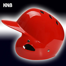 [KNB] 유소년용 초등학생 어린이 타자야구헬멧 적색(유광) 야구용품