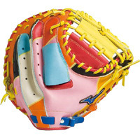 MIZUNO 미즈노 에코멀티컬러포수미트32900[레인보우] 포수글러브 야구글러브