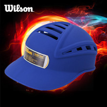 [WILSON] WTA3123RO 무광 스컬캡 포수헬멧(청색)