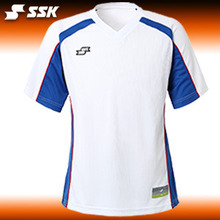 야구홀릭 사사키 브이넥 티셔츠 2014 SSK 하계티 V neck Blue