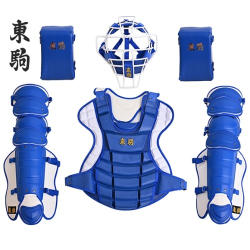 토코마 도쿠마 포수장비 풀셋트 블루 헬멧 니쿠션 가방