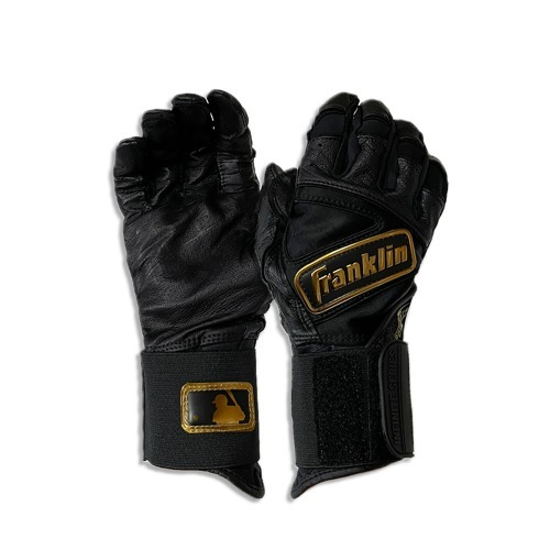 프랭클린 파워스트랩 손목보호 배팅장갑(20445)-블랙/골드