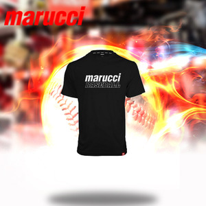 마루치 BASEBALL 퍼포먼스TEE 블랙  티셔츠