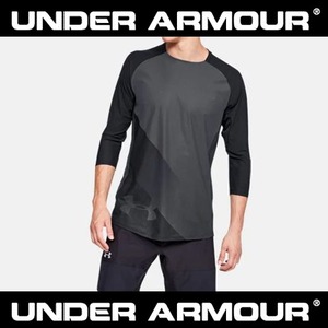 [언더아머] UA 7부 긴팔 반팔 티셔츠 H39886 블랙