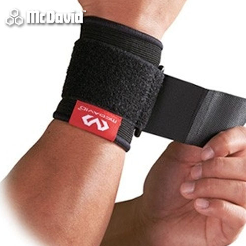 [MCDAVID] 맥데이비드 513R Elastic Wrist Support 맥데이비드 리스트 서포트 검정 야구홀릭 야구용품 보호용품