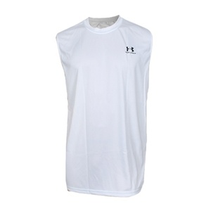 [UNDER ARMOUR] 언더아모 야구홀릭 야구의류 야구복 야구용품 슬리브리스 셔츠(0083) 백색