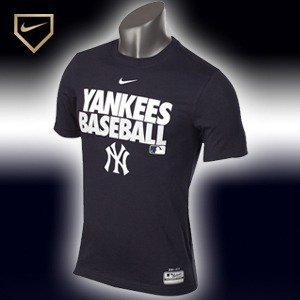 나이키 2013 메이져리그 뉴욕양키즈 야구 티셔츠 MLB AC DRI-FIT CTN GRPHC T YN 야구의류