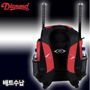 『배트수납가능』2013 Diamond 다이아몬드 배낭형 야구가방 BAG-[JPACK]-Scarlet(red)   
