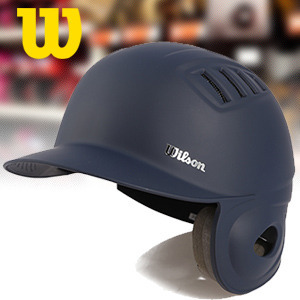 [WILSON]윌슨 A3128BKFREE 2013년형 조절형 타자 야구 헬멧 무광 좌귀 곤색 야구용품