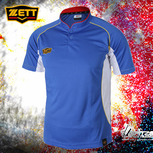 [ZETT] 야구홀릭셔츠 BOTK-780 하계티셔츠 파랑
