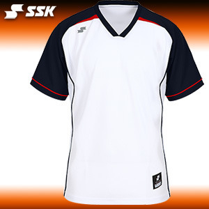 야구홀릭 사사키 브이넥  티셔츠 2015 SSK 하계티 V neck NAVY