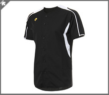 [DESCENTE] S212WLKT12 BASEBALL SHIRT 기성 유니폼 상의 (검정/흰색)원정유니폼 상의 블랙