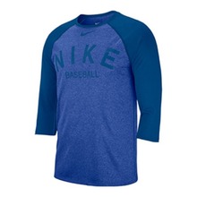[NIKE] AA8262 480 BSBL DRY 7부 티셔츠 (블루) 나이키티셔츠