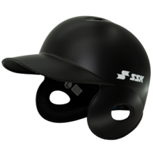 SSK 초경량 타자헬멧[양귀] 무광 BLACK 사사키