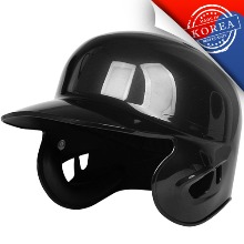 엑스필더 초경량 유광 양귀 MLB 스타일  야구 헬멧 블랙