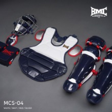 BMC 2024 프로 스리즈 MCS-04 포수장비세트 콤비 (화이트/네이비)