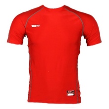 [ZETT] 제트 야구홀릭 야구의류 야구용품 BOK-400 반팔 스판언더셔츠 (RED)