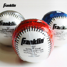 [FRANKLIN] 어린이 야구공 프랭클린 MLB 안전야구공 1937 블루/레드/은색 [낱개]