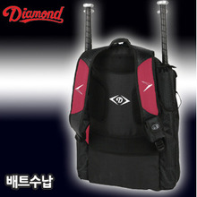 『배트4자루수납』2013 Diamond 다이아몬드 배낭형 야구가방  97110 BAG-[BPACK-iX3]-Maroon 