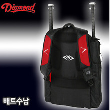 『배트4자루수납』2013 Diamond 다이아몬드 배낭형 야구가방 BAG-[BPACK-iX3]-Scarlet(red)   
