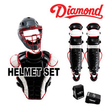 KBO DFM SET C2-H-BLACK 다이아몬드 포수 야구 장비 세트 