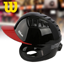 [WILSON] B2160K 2013년형 조절형 야구 타자헬멧 양귀 검정+적색 야구용품
